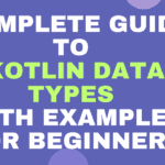 Kotlin Data Types